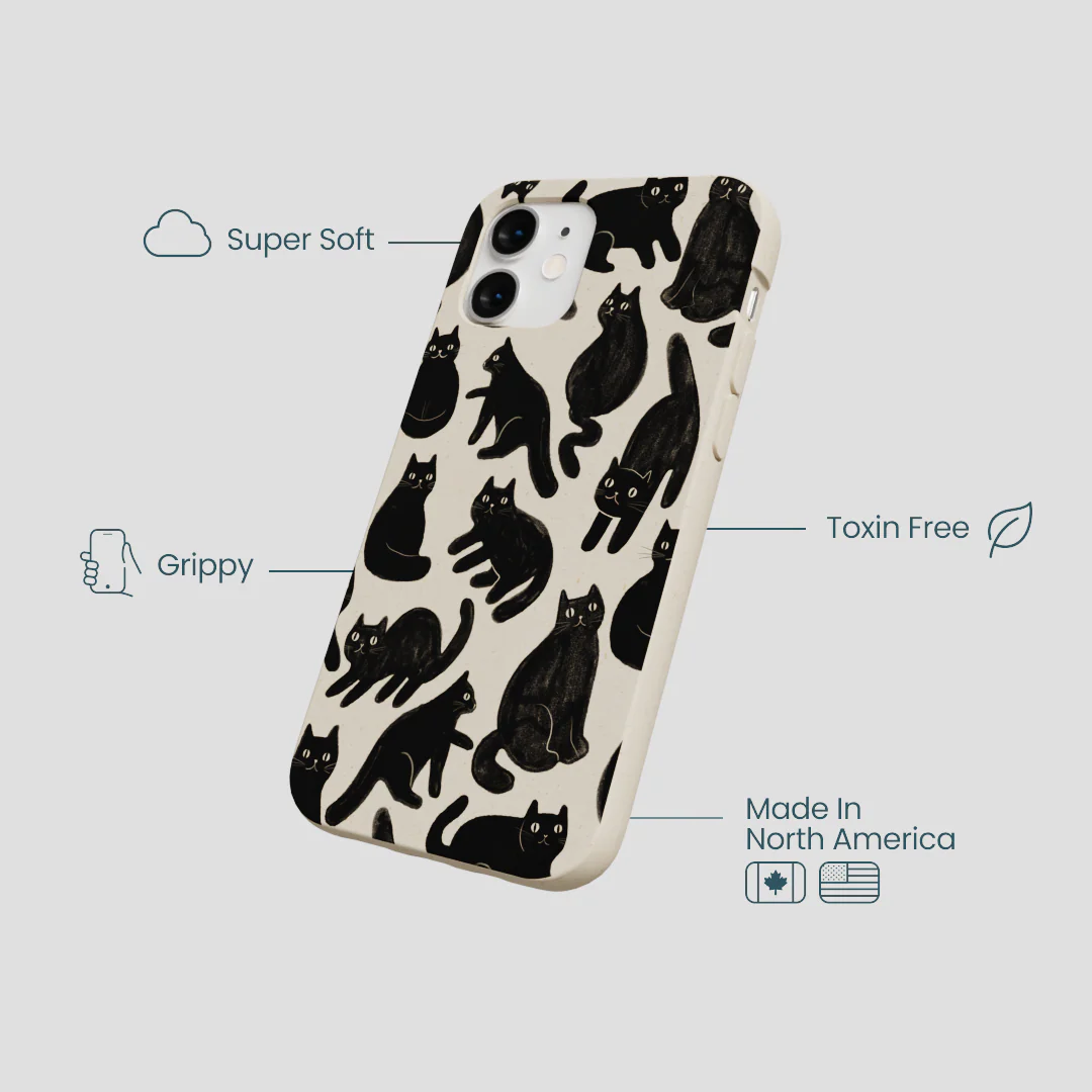 London Fog Night Meowers iPhone 12 Mini Case - Image 4