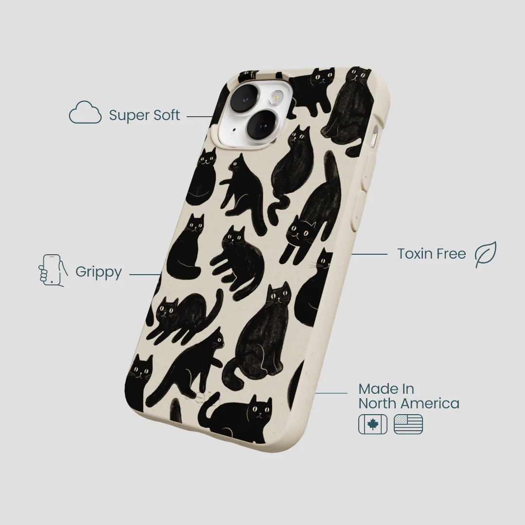 London Fog Night Meowers iPhone 13 Case - Image 4