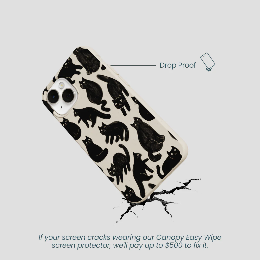 London Fog Night Meowers iPhone 13 Mini Case - Image 5