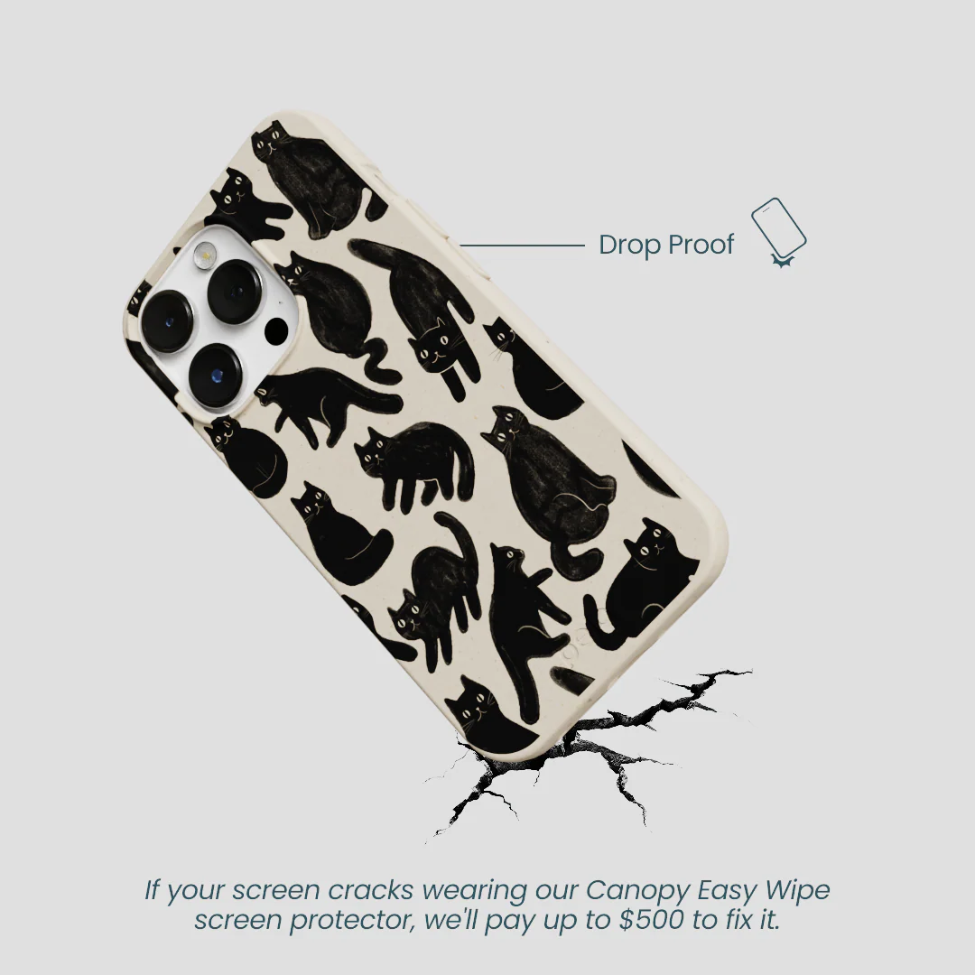 London Fog Night Meowers iPhone 13 Pro Case - Image 5