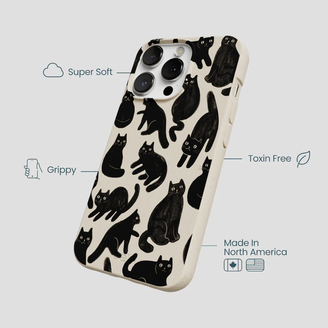 London Fog Night Meowers iPhone 13 Pro Max Case - Image 4