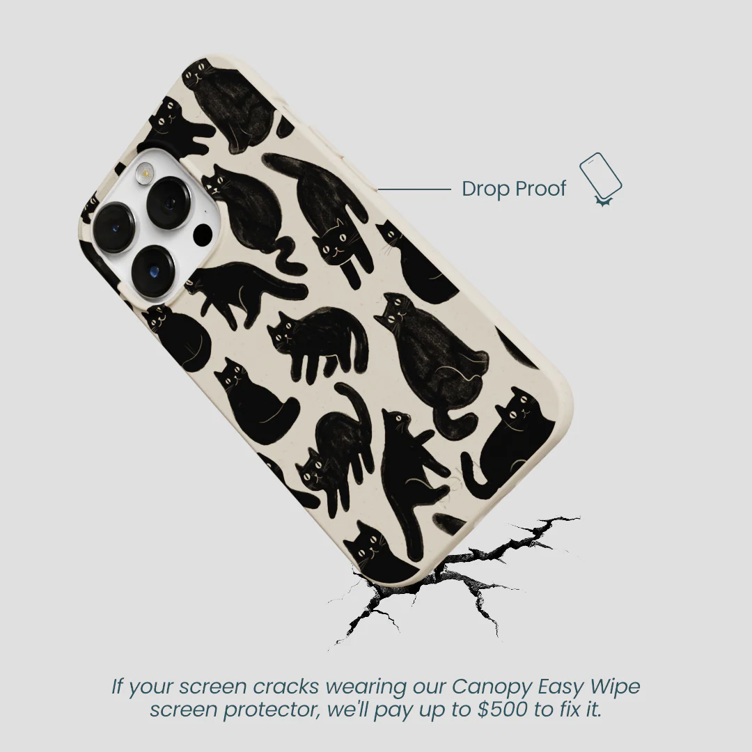 London Fog Night Meowers iPhone 13 Pro Max Case - Image 5