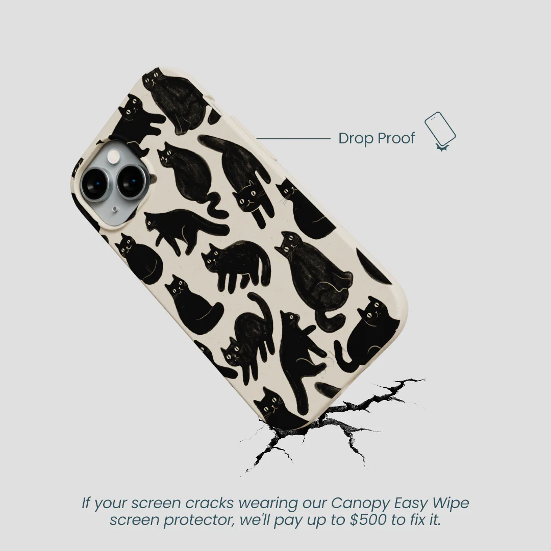 London Fog Night Meowers iPhone 14 Case - Image 5