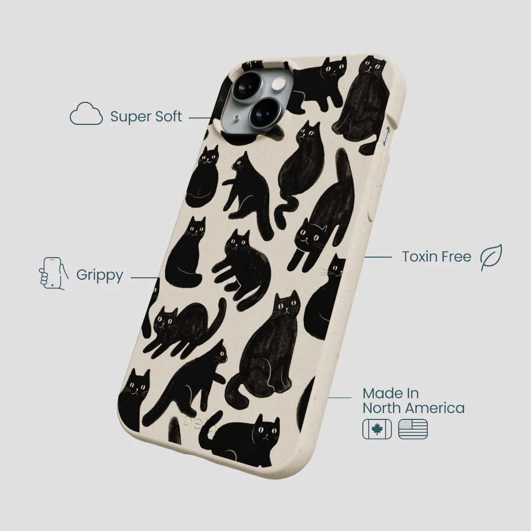 London Fog Night Meowers iPhone 14 Plus Case - Image 4