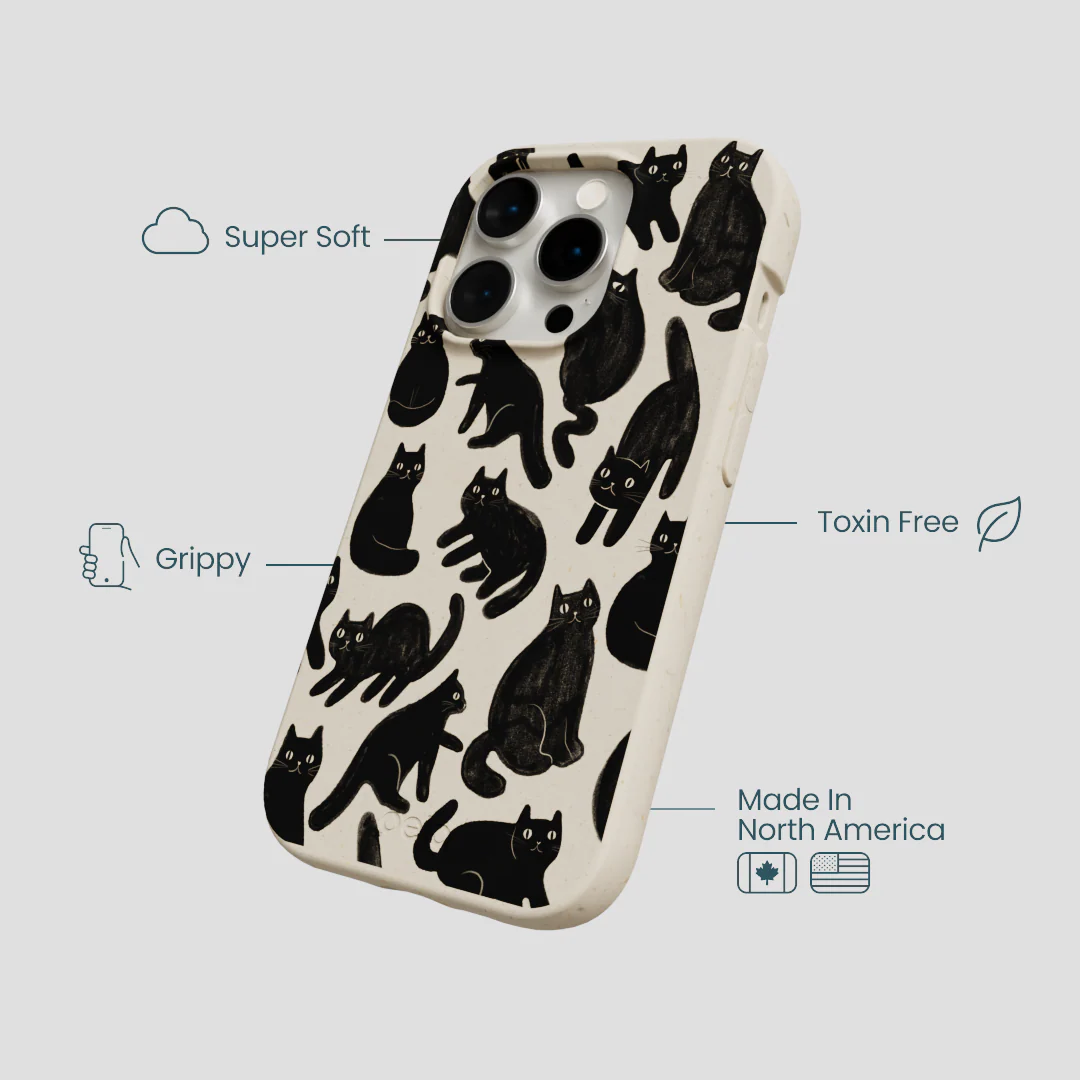 London Fog Night Meowers iPhone 14 Pro Case - Image 4