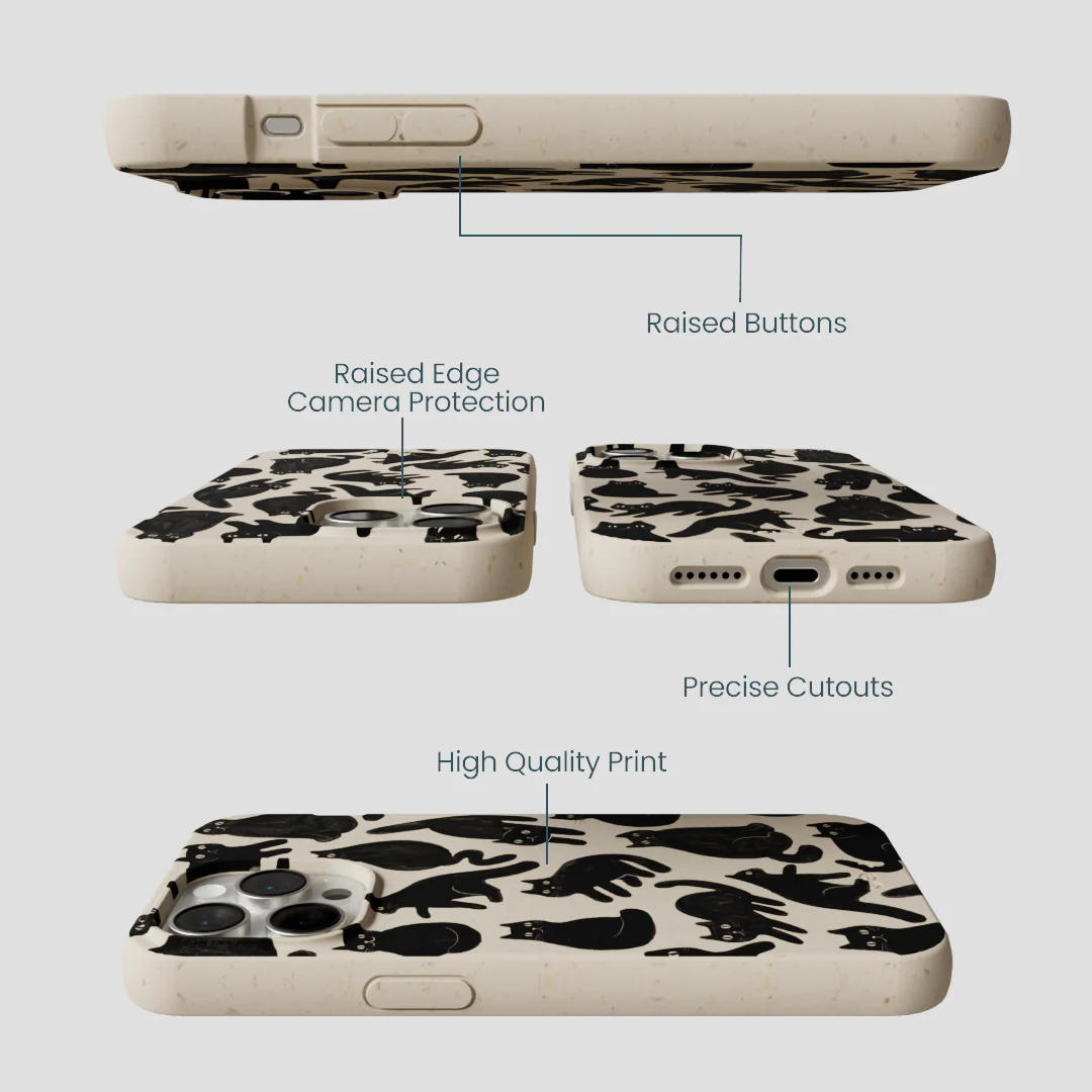 London Fog Night Meowers iPhone 14 Pro Max Case - Image 3