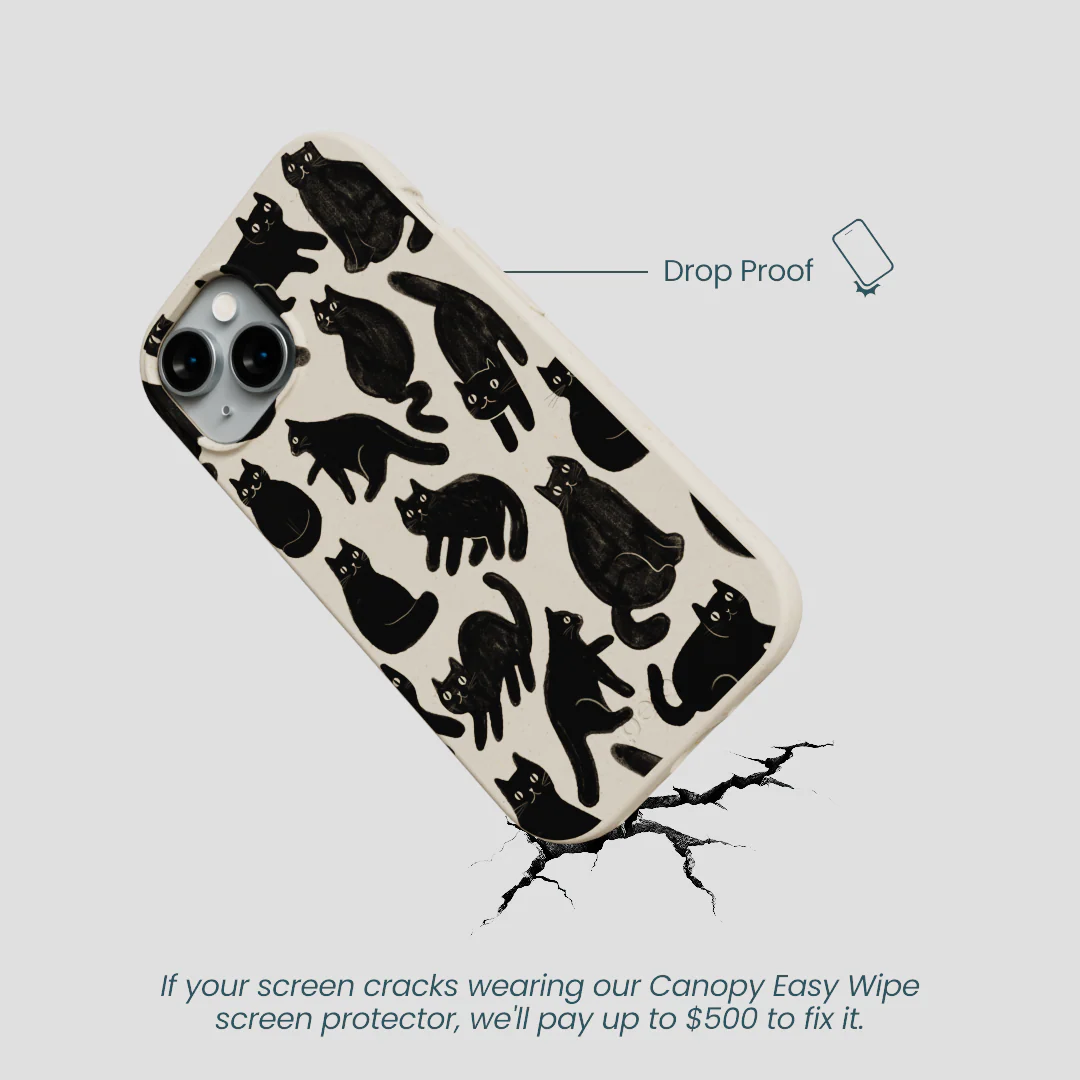 London Fog Night Meowers iPhone 15 Case - Image 5