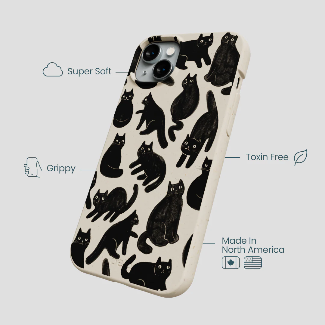 London Fog Night Meowers iPhone 15 Plus Case - Image 4