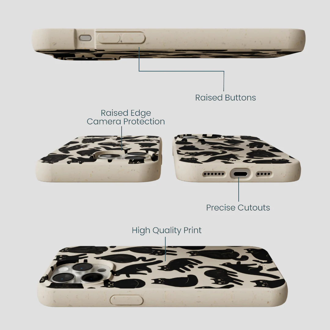 London Fog Night Meowers iPhone 15 Pro Max Case - Image 3