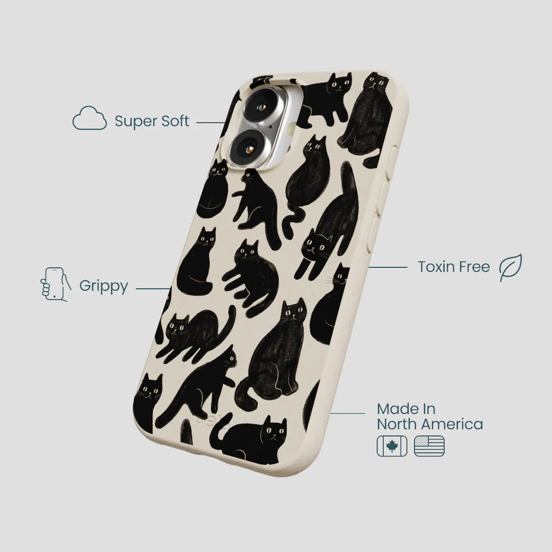 London Fog Night Meowers iPhone 16 Case - Image 4