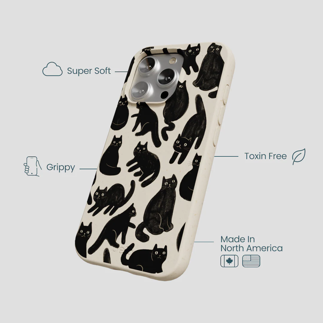 London Fog Night Meowers iPhone 16 Pro Case - Image 4