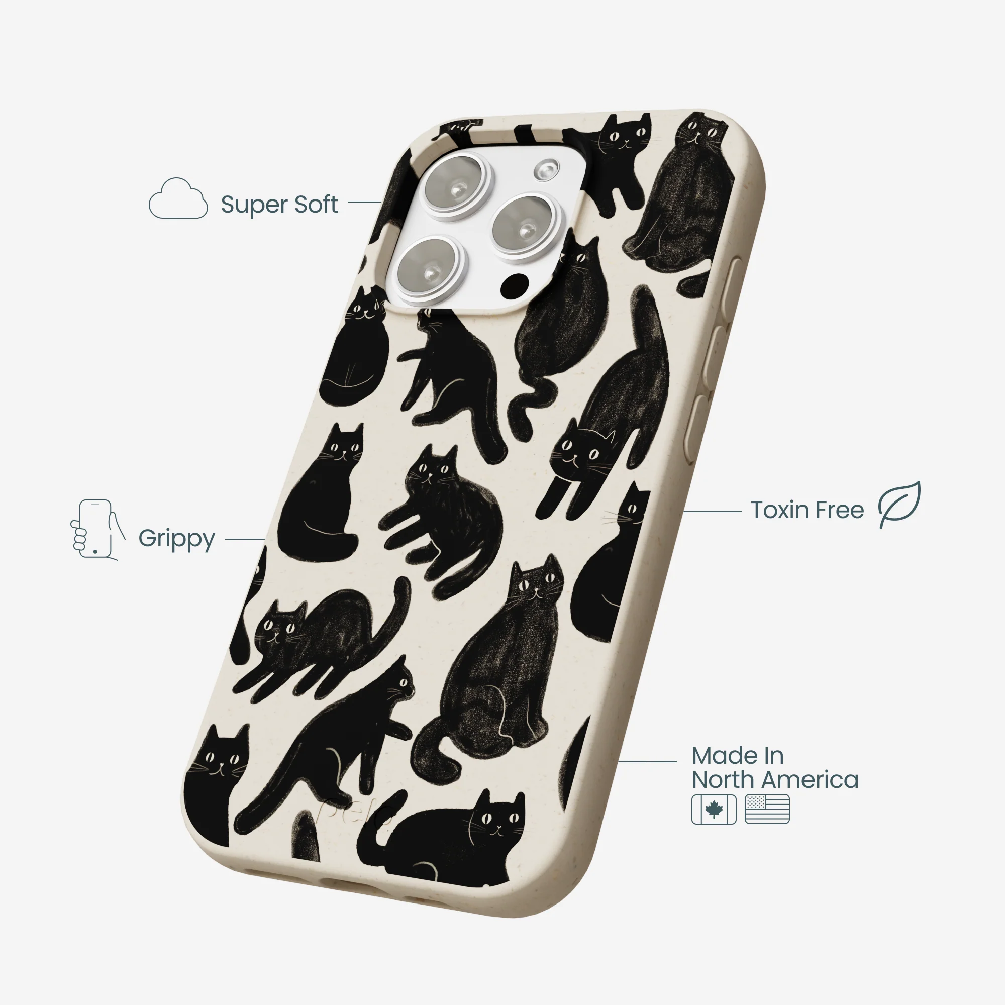 London Fog Night Meowers iPhone 16 Pro Max Case - Image 4