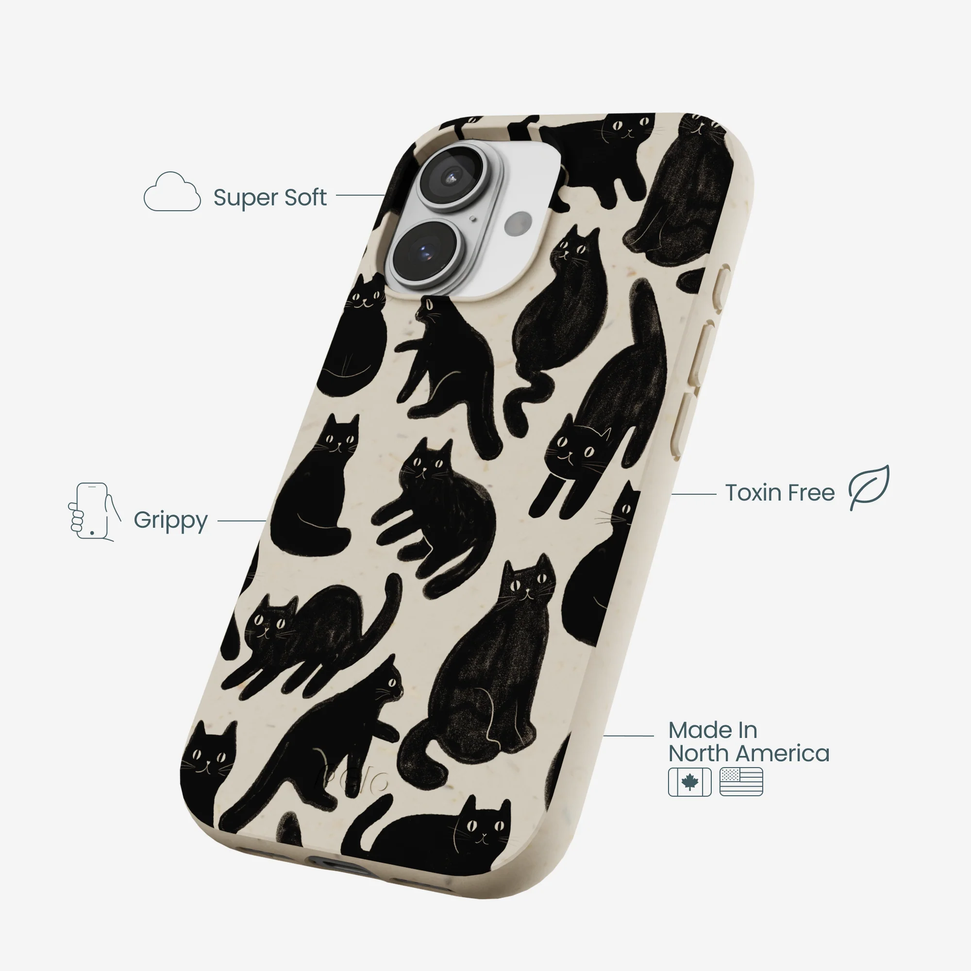 London Fog Night Meowers iPhone 17 Case - Image 4