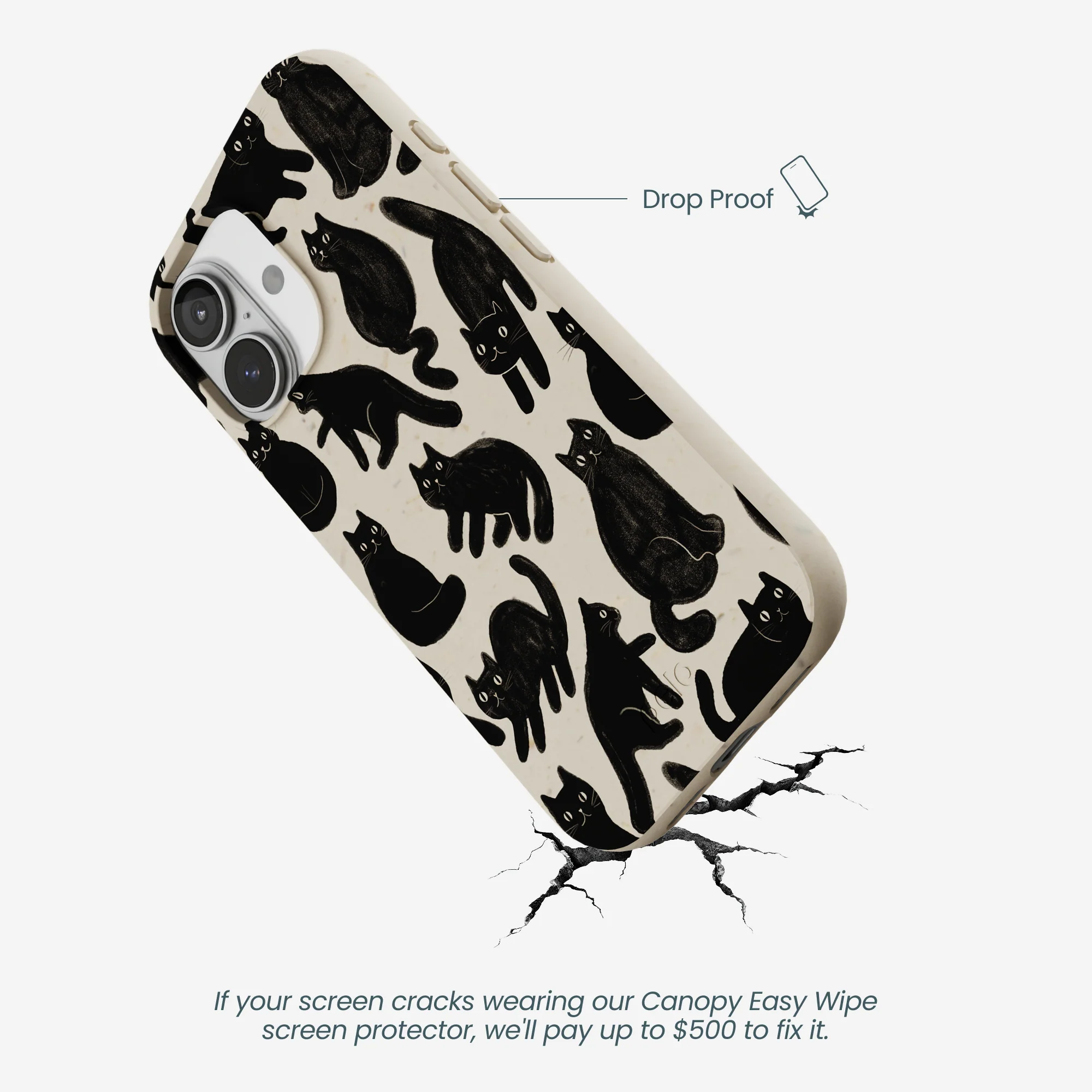 London Fog Night Meowers iPhone 17 Case - Image 5