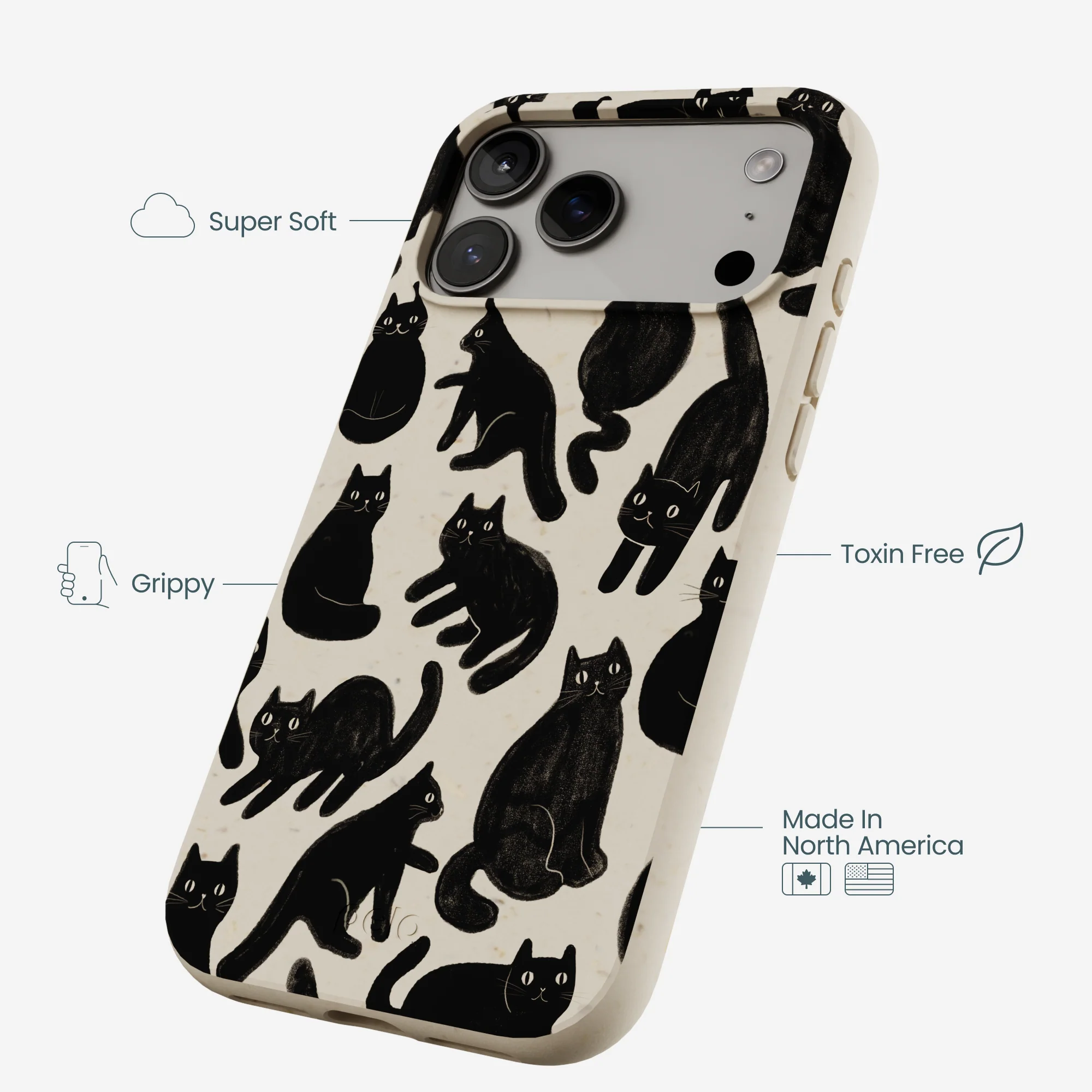 London Fog Night Meowers iPhone 17 Pro Max Case - Image 4
