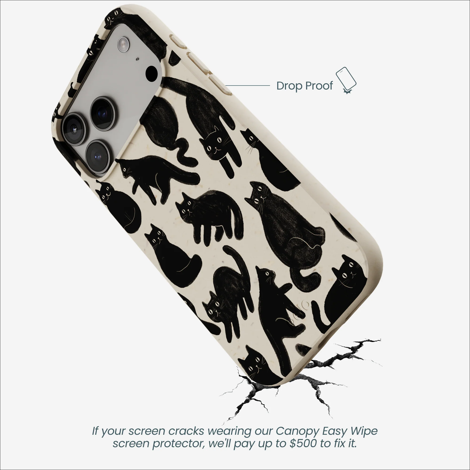 London Fog Night Meowers iPhone 17 Pro Max Case - Image 5