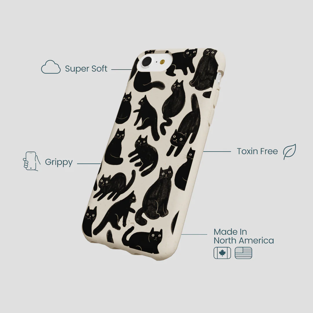 London Fog Night Meowers iPhone 6/6s/7/8/SE Case - Image 4