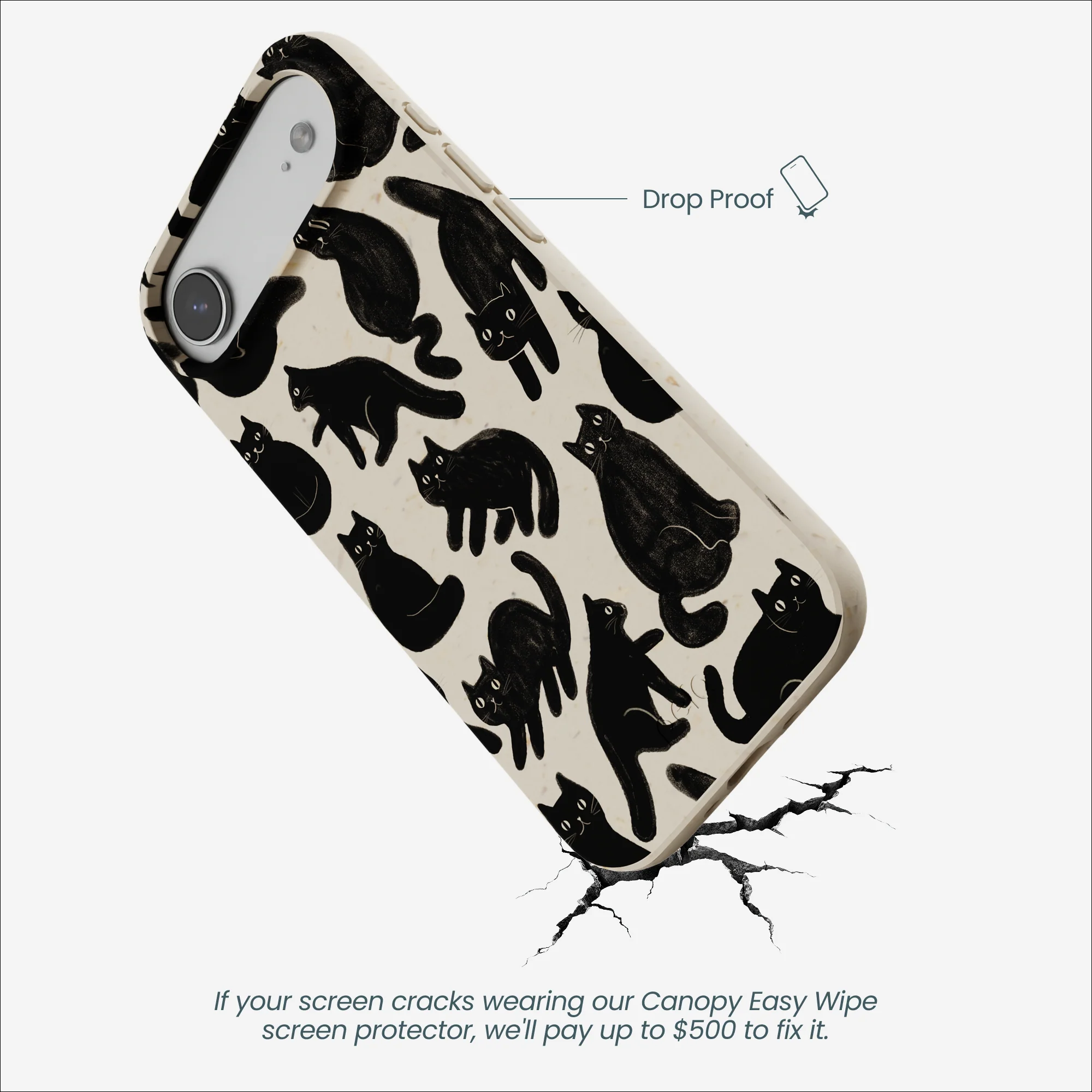 London Fog Night Meowers iPhone Air Case - Image 5