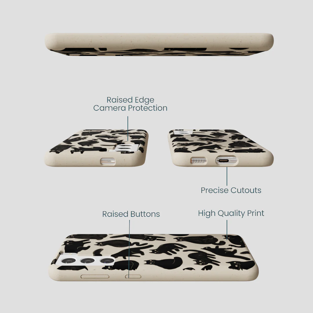 London Fog Night Meowers Samsung Galaxy S21 Case - Image 3