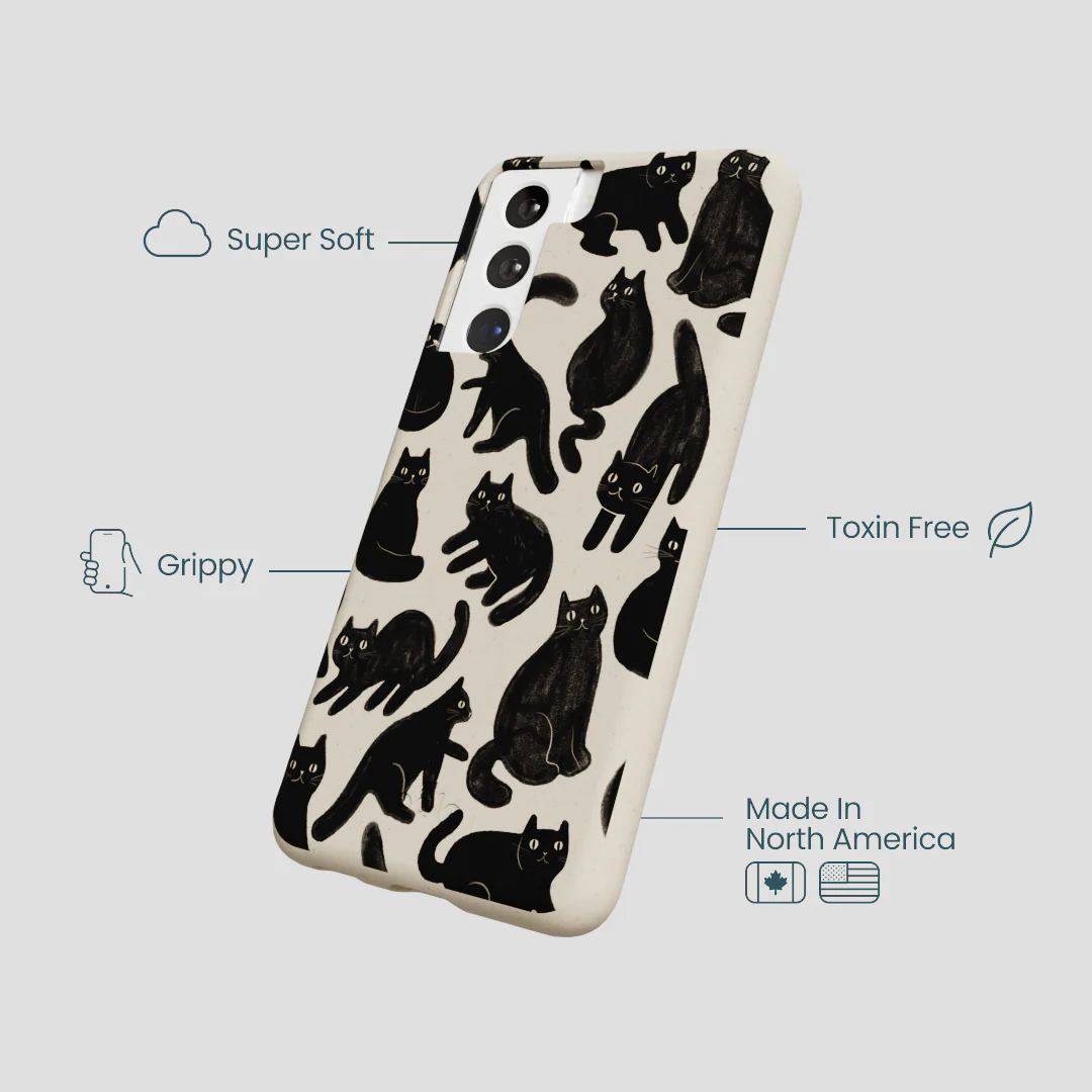London Fog Night Meowers Samsung Galaxy S21 Case - Image 4