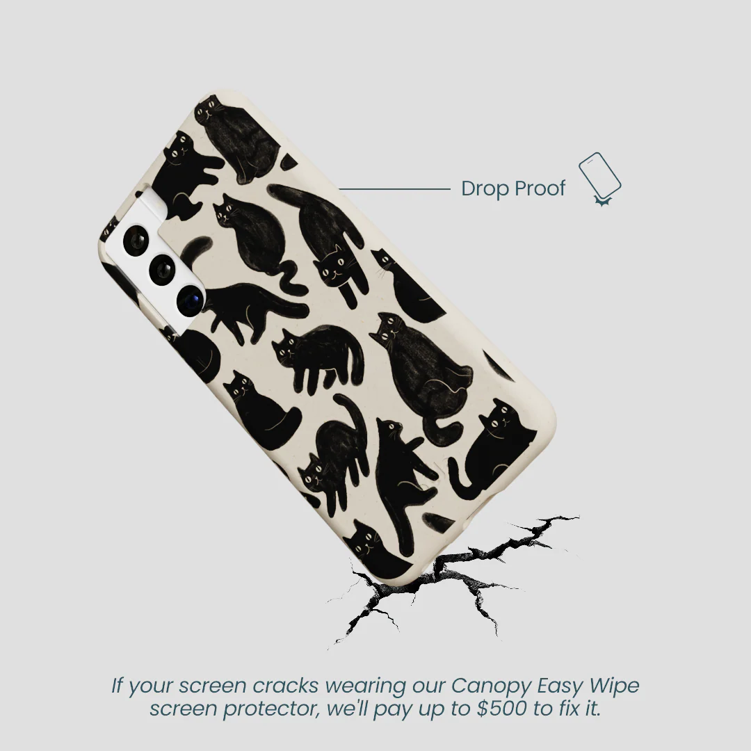 London Fog Night Meowers Samsung Galaxy S21 Case - Image 5