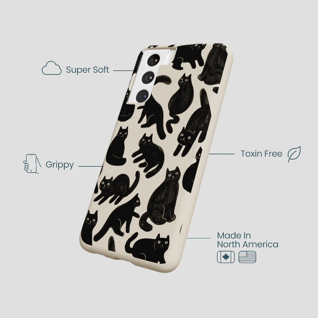 London Fog Night Meowers Samsung Galaxy S22 Case - Image 4