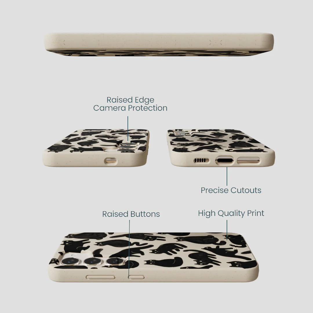 London Fog Night Meowers Samsung Galaxy S24 Case - Image 3