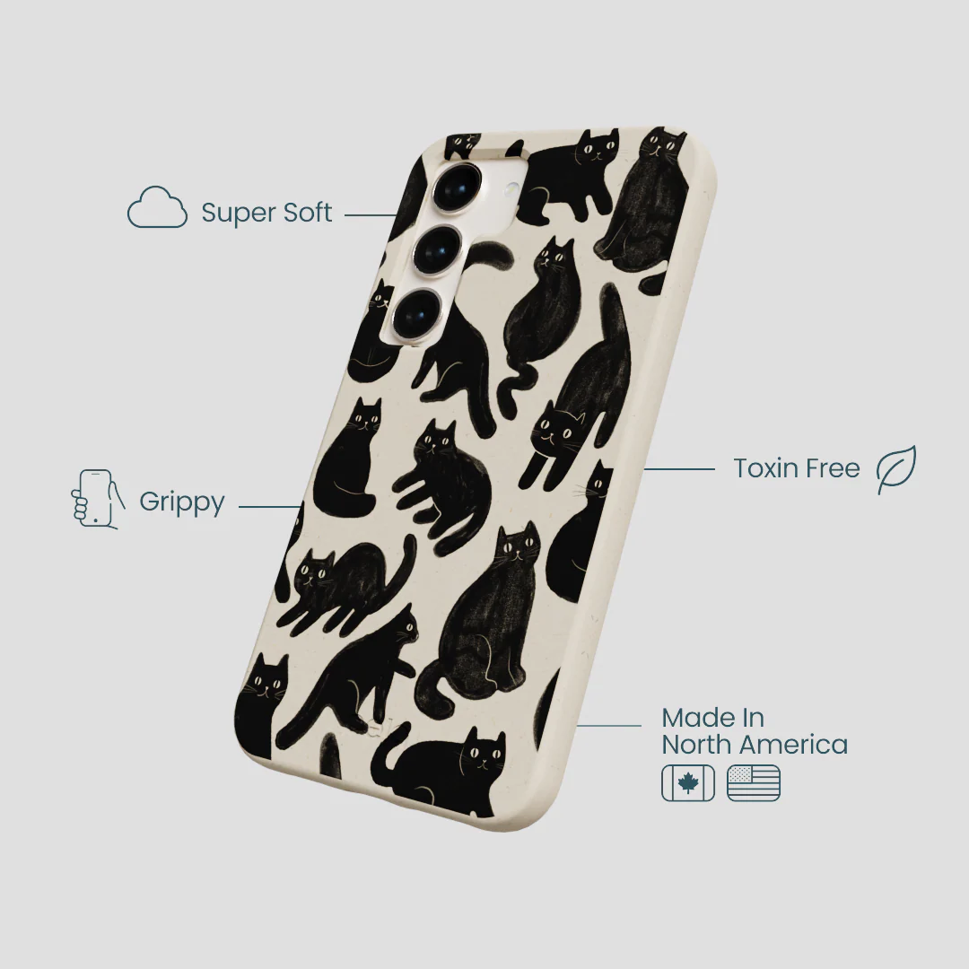 London Fog Night Meowers Samsung Galaxy S24 Case - Image 4