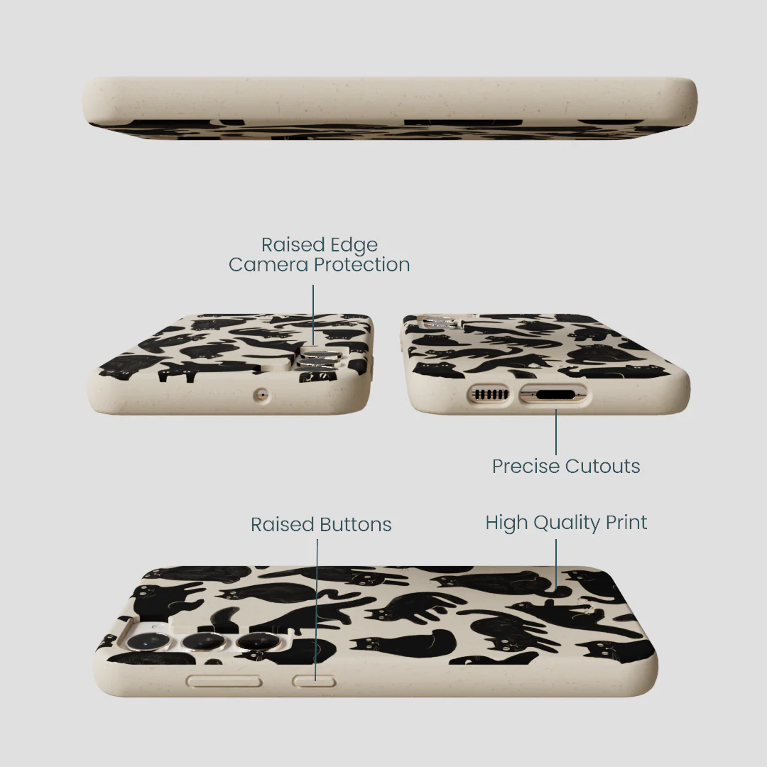 London Fog Night Meowers Samsung Galaxy S24+(Plus) Case - Image 3