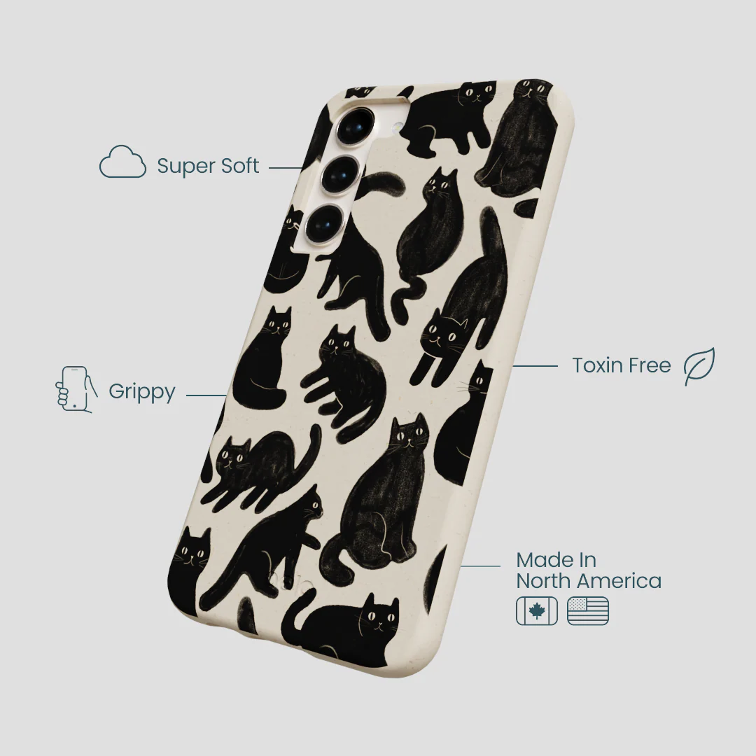 London Fog Night Meowers Samsung Galaxy S24+(Plus) Case - Image 4