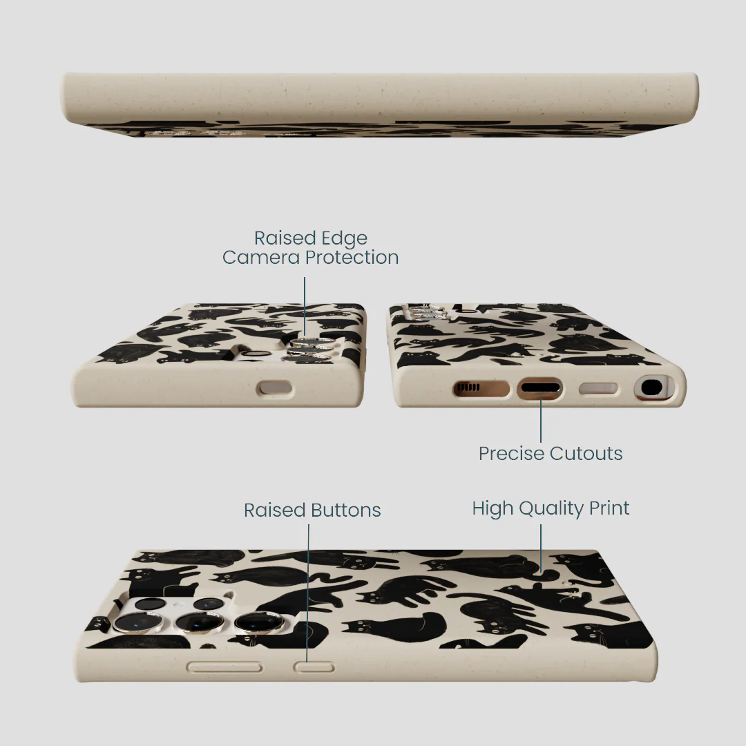 London Fog Night Meowers Samsung Galaxy S24 Ultra Case - Image 3