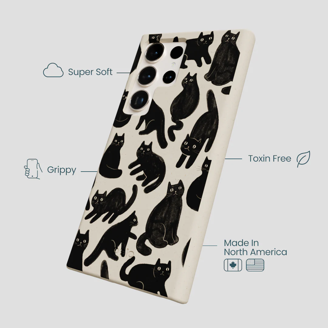 London Fog Night Meowers Samsung Galaxy S24 Ultra Case - Image 4
