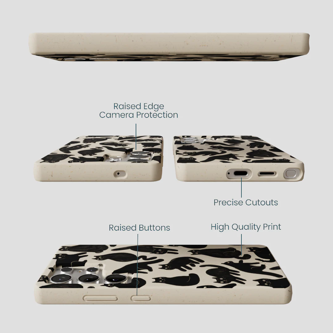 London Fog Night Meowers Samsung Galaxy S25 Ultra Case - Image 3