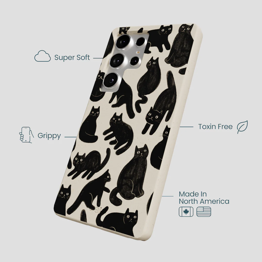 London Fog Night Meowers Samsung Galaxy S25 Ultra Case - Image 4
