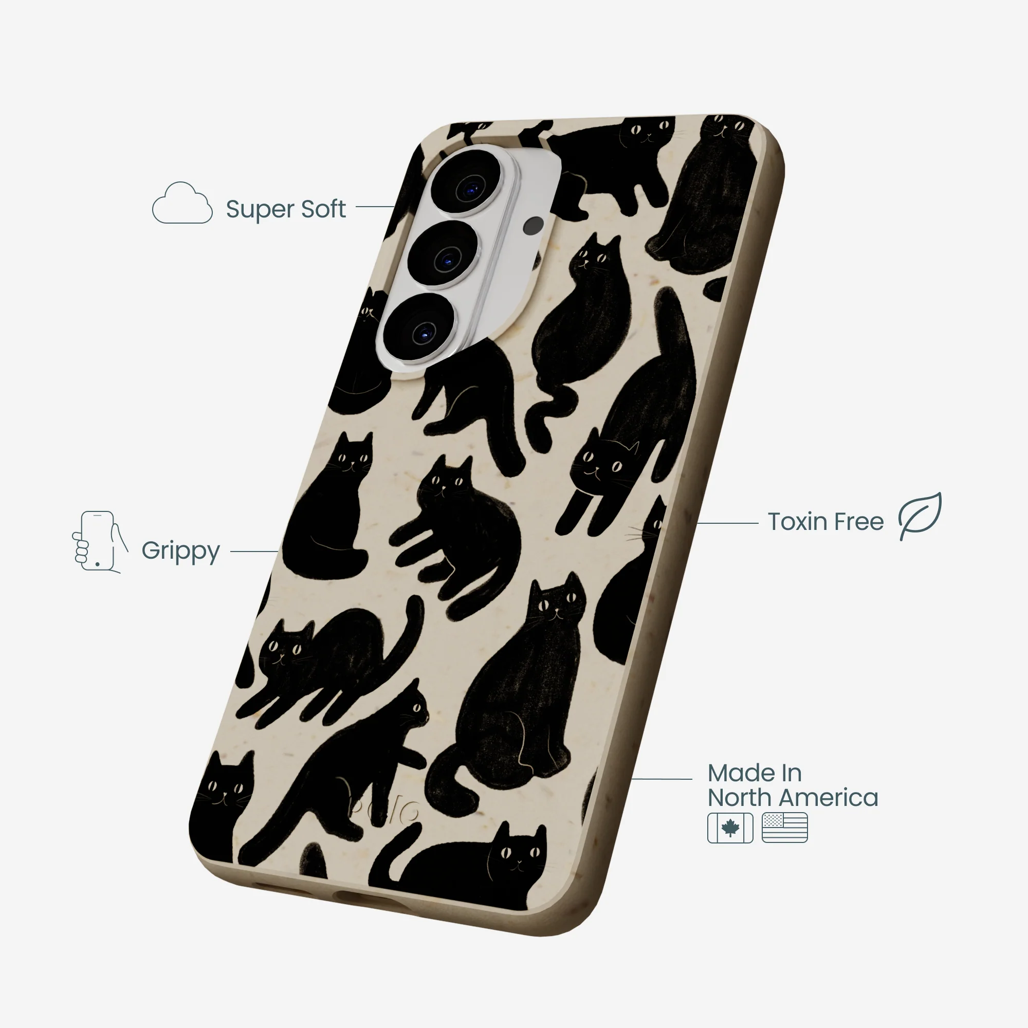 London Fog Night Meowers Samsung Galaxy S26 Case - Image 4