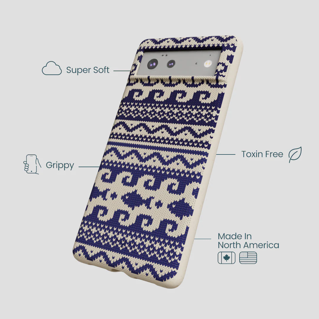 London Fog Ocean Knit Google Pixel 6 Case - Image 4