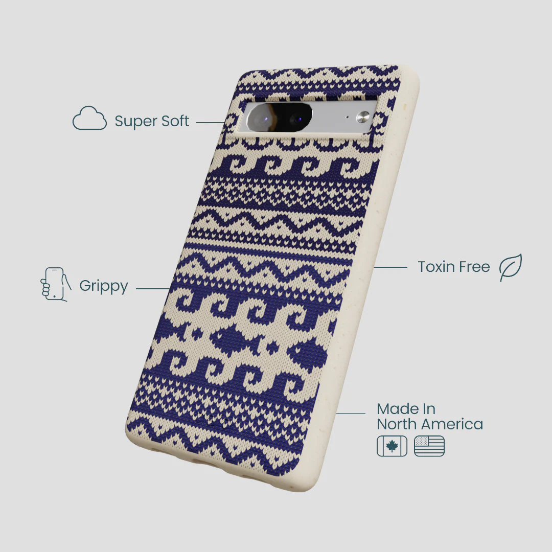 London Fog Ocean Knit Google Pixel 7 Case - Image 4