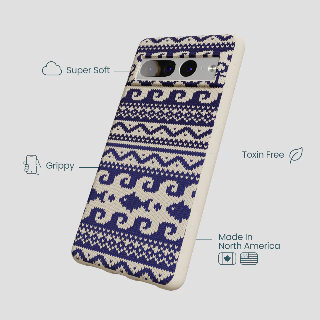 London Fog Ocean Knit Google Pixel 7 Pro Case - Image 4