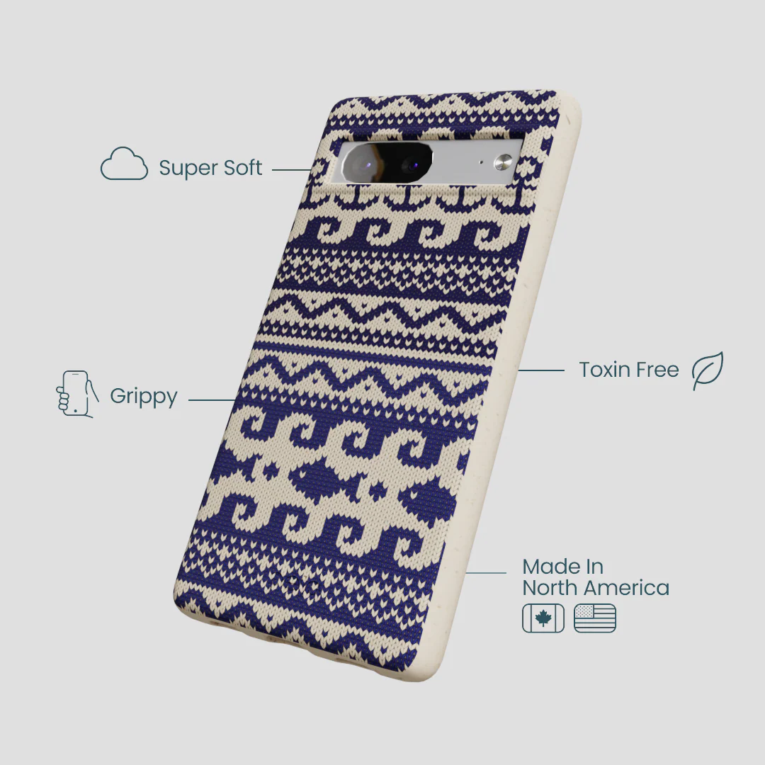 London Fog Ocean Knit Google Pixel 7a Case - Image 4