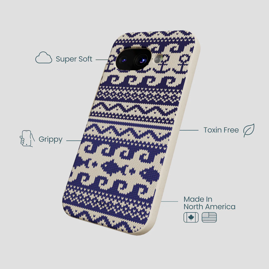 London Fog Ocean Knit Google Pixel 9a Case - Image 4