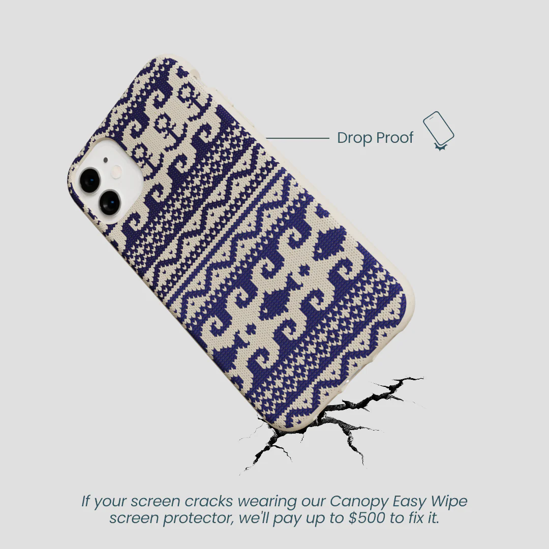 London Fog Ocean Knit iPhone 11 Case - Image 5