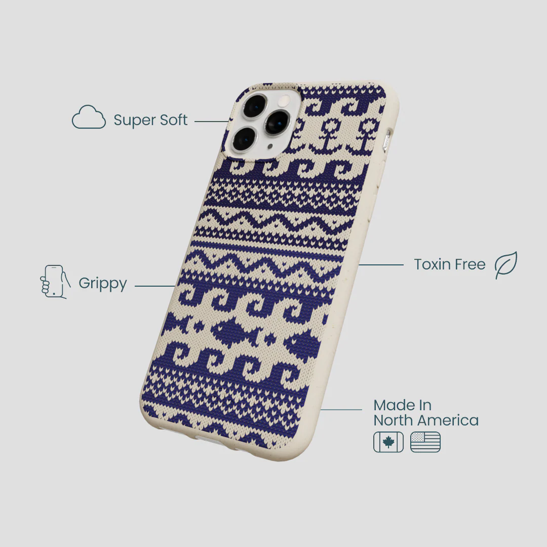 London Fog Ocean Knit iPhone 11 Pro Case - Image 4