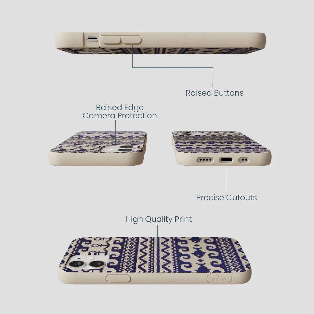 London Fog Ocean Knit iPhone 12 Mini Case - Image 3