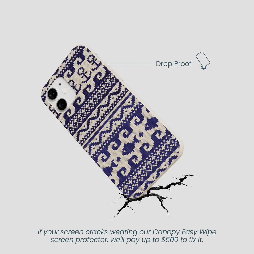 London Fog Ocean Knit iPhone 12 Mini Case - Image 5
