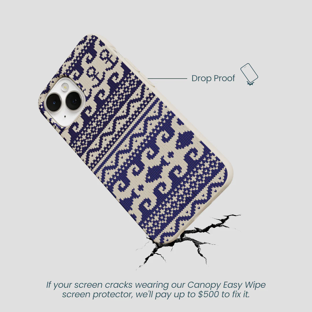 London Fog Ocean Knit iPhone 13 Case - Image 5