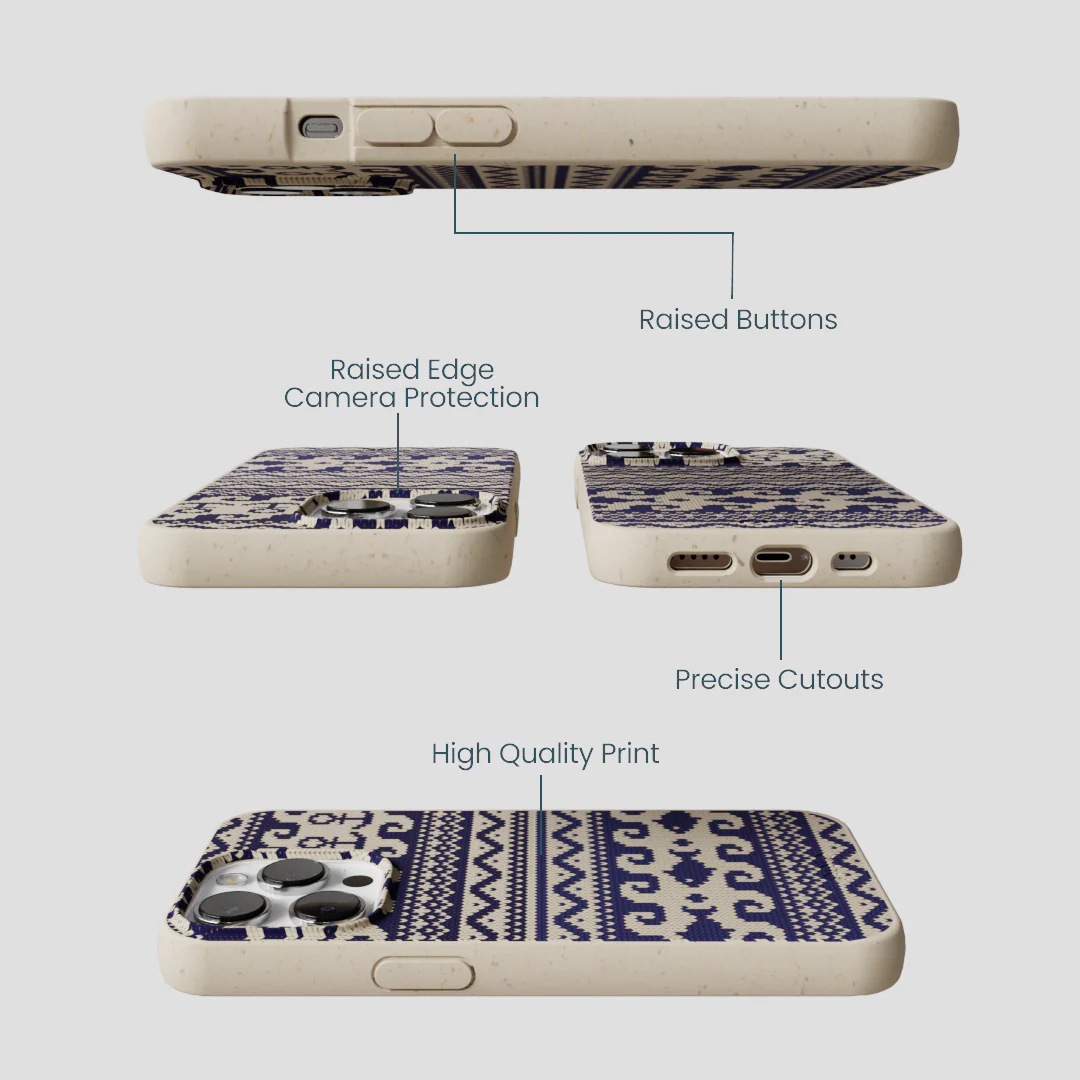 London Fog Ocean Knit iPhone 13 Pro Case - Image 3