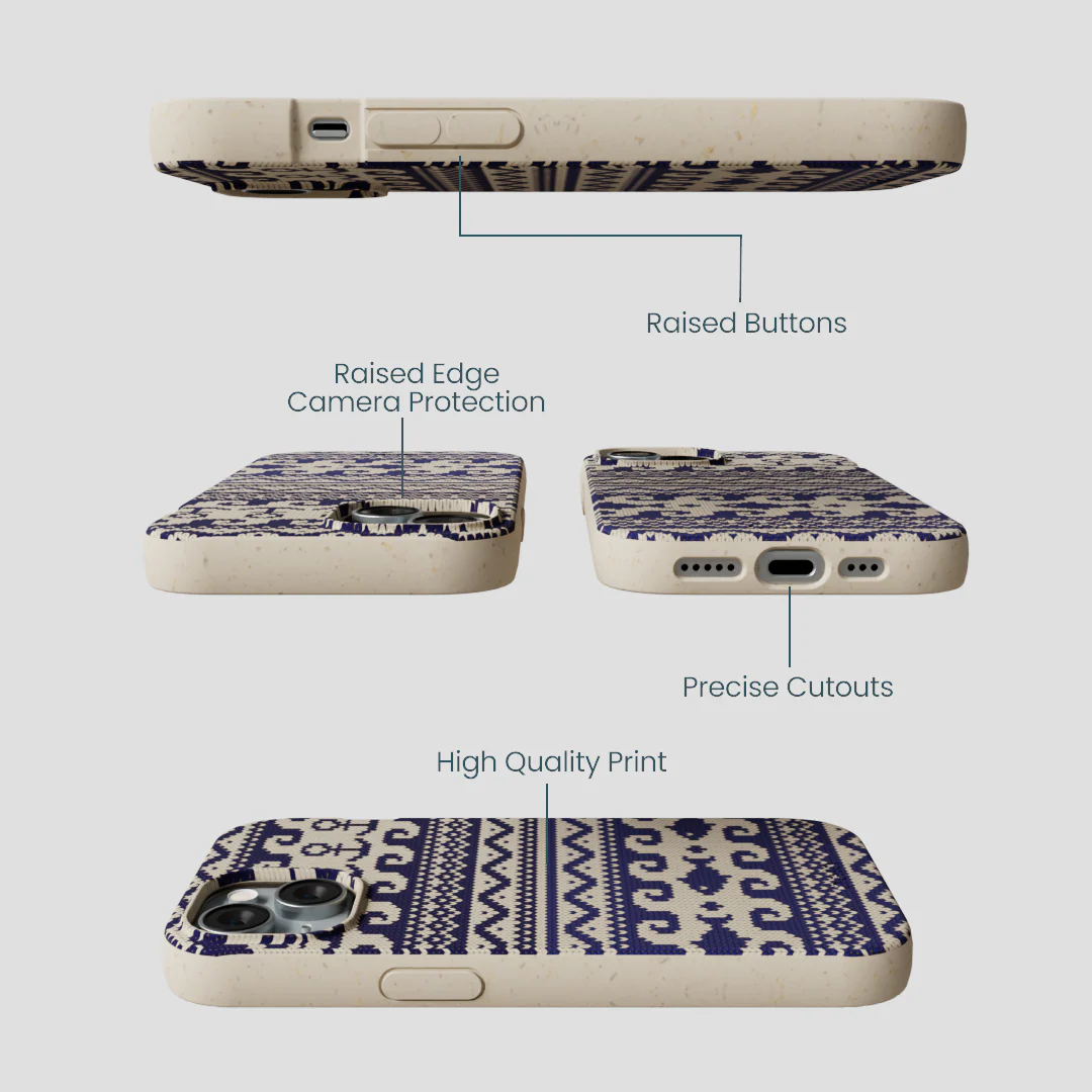 London Fog Ocean Knit iPhone 14 Case - Image 3
