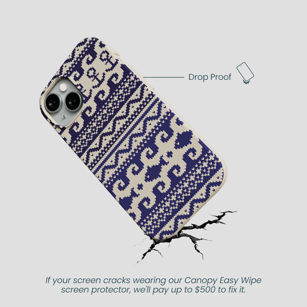 London Fog Ocean Knit iPhone 14 Case - Image 5