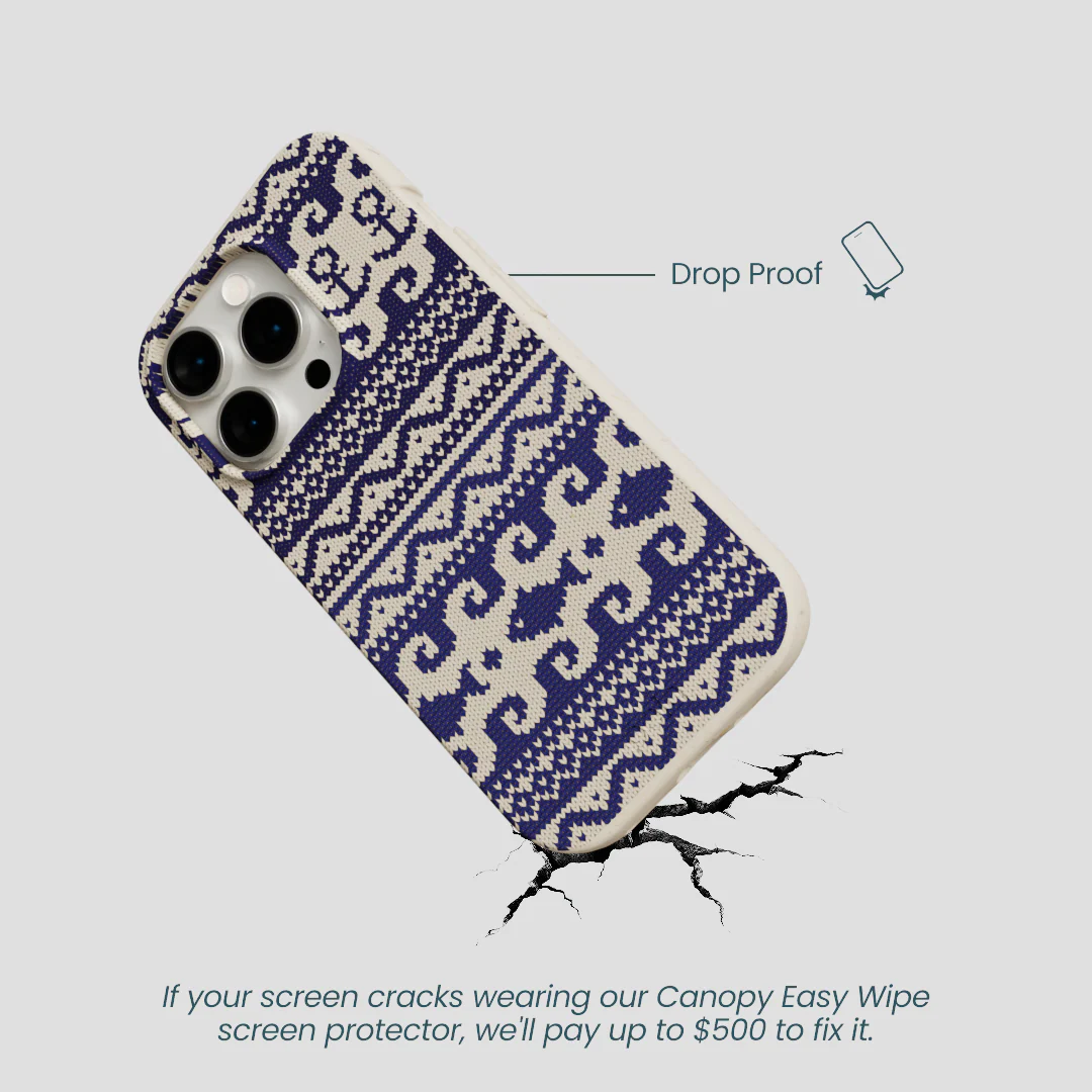 London Fog Ocean Knit iPhone 14 Pro Case - Image 5