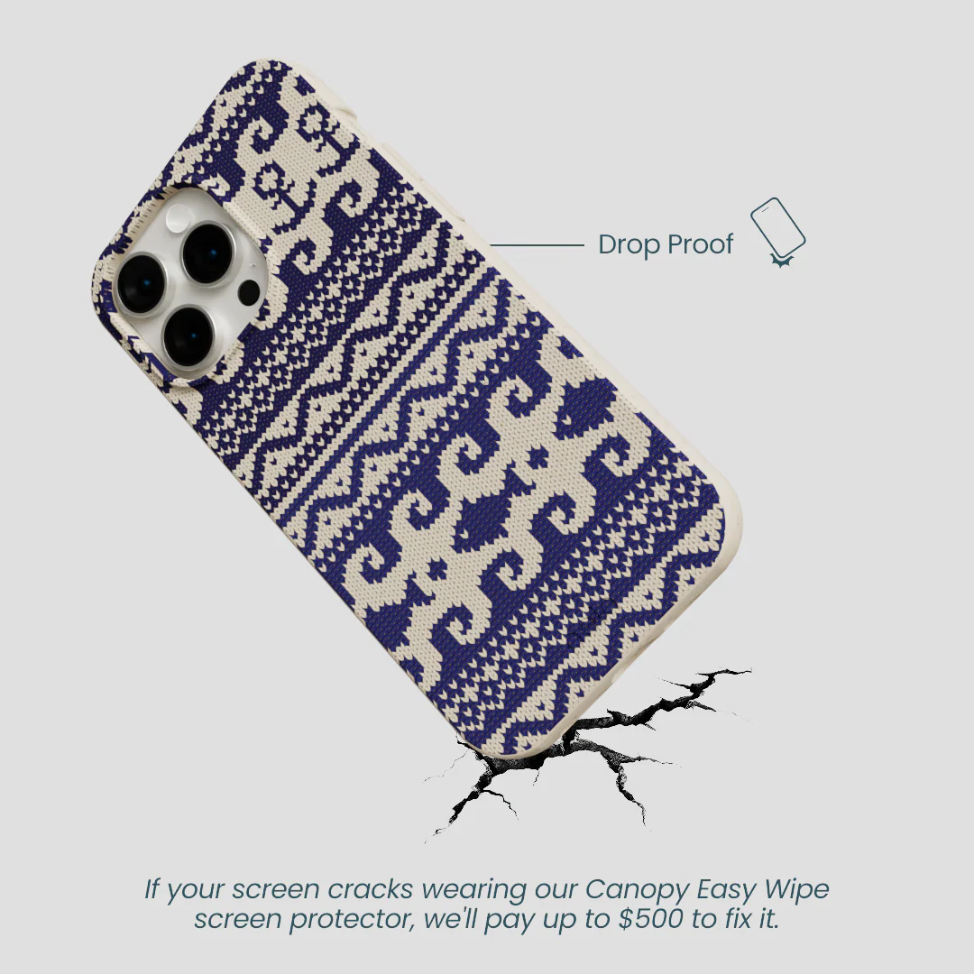 London Fog Ocean Knit iPhone 14 Pro Max Case - Image 5